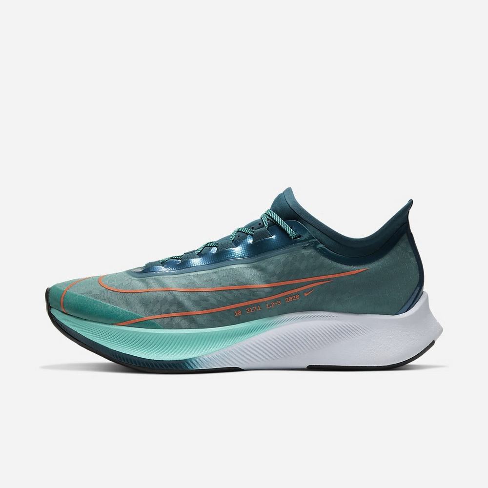 Chaussure De Running Nike Zoom Fly 3 Premium Vert 0361-598 Neptune Green/Midnight Turquoise/Aurora Green/Hyper Crimson Homme | RAF-26960221